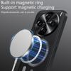 For Vivo X100 Case Magnetic Elegant Leather Wear-Resistant Lens Fully Covered Non-Slip Grip Edge Cover Shell