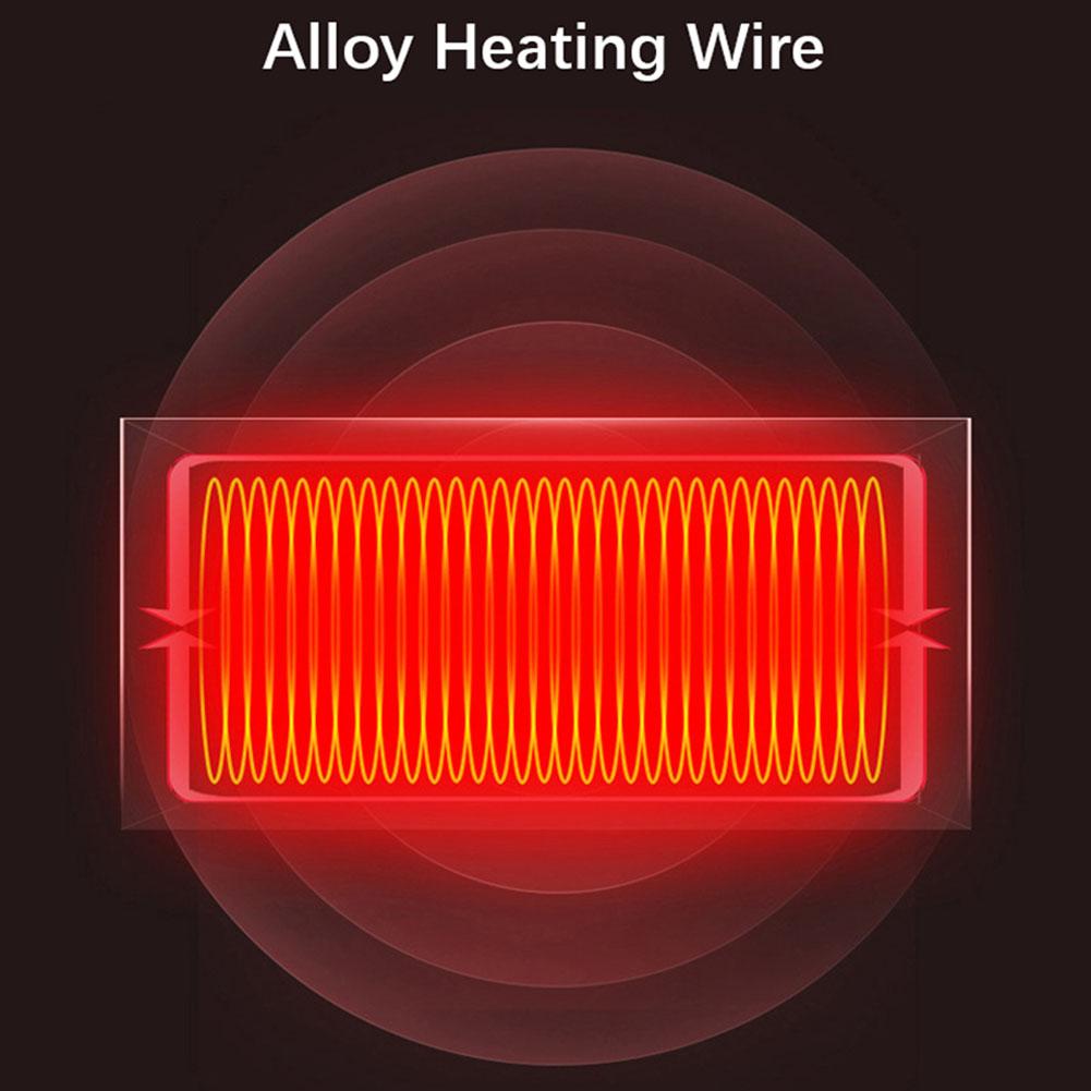 2in1 Portable Electric Car Heater Heating Cooling Fan Warmer Wind Defrosting Black ABS Snow Demister Defroster 12V 150W/24V 200W