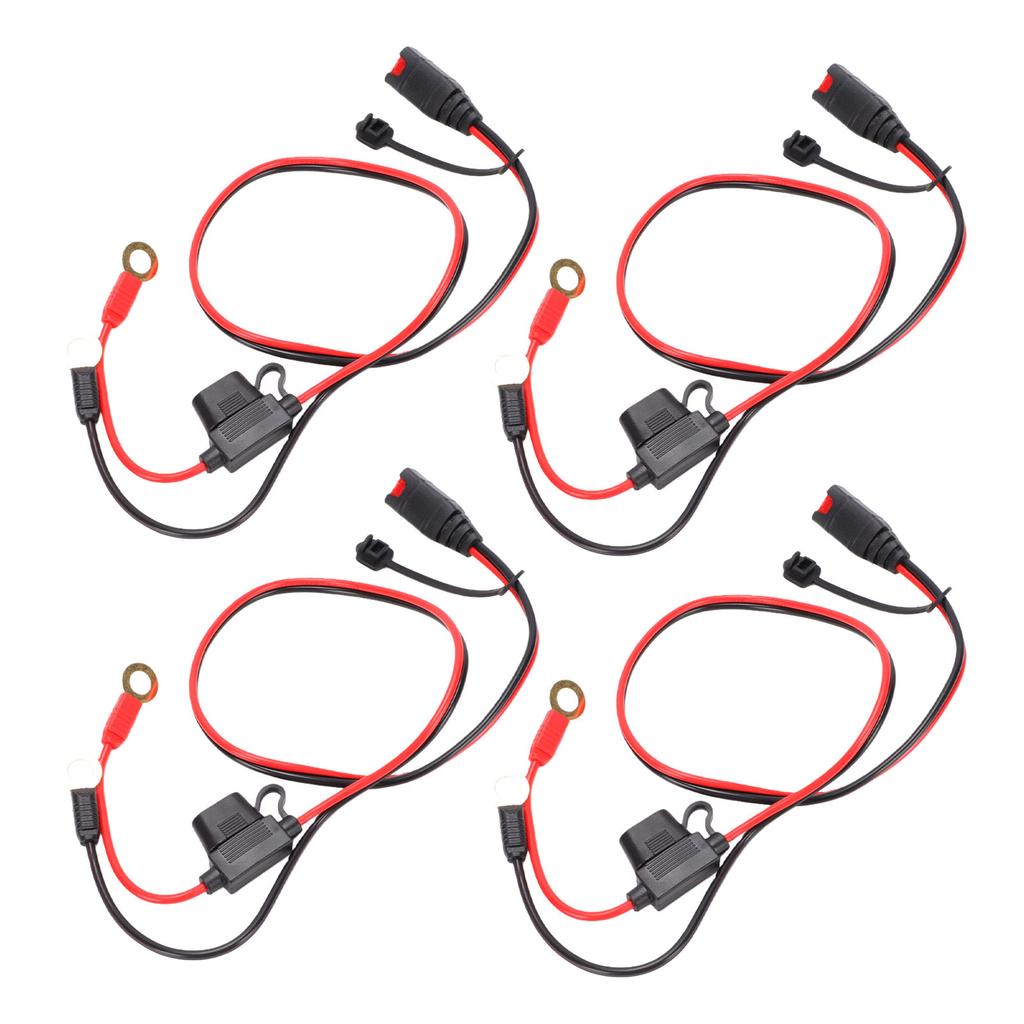 4PCS Wire Harness Fit for NOCO Battery Charger Support for X Connect GC002 M6 1 4 Inch XL Eyelet Terminal Connector