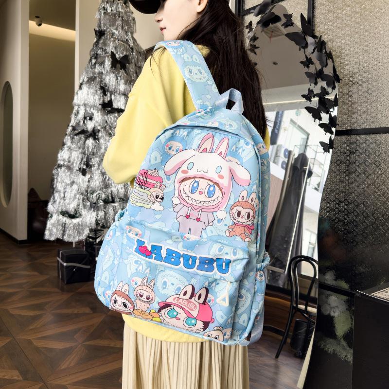 Children's Backpack Female Cute Lightweight Nylon Backpack Primary School Students 1-6 Grades School Bag