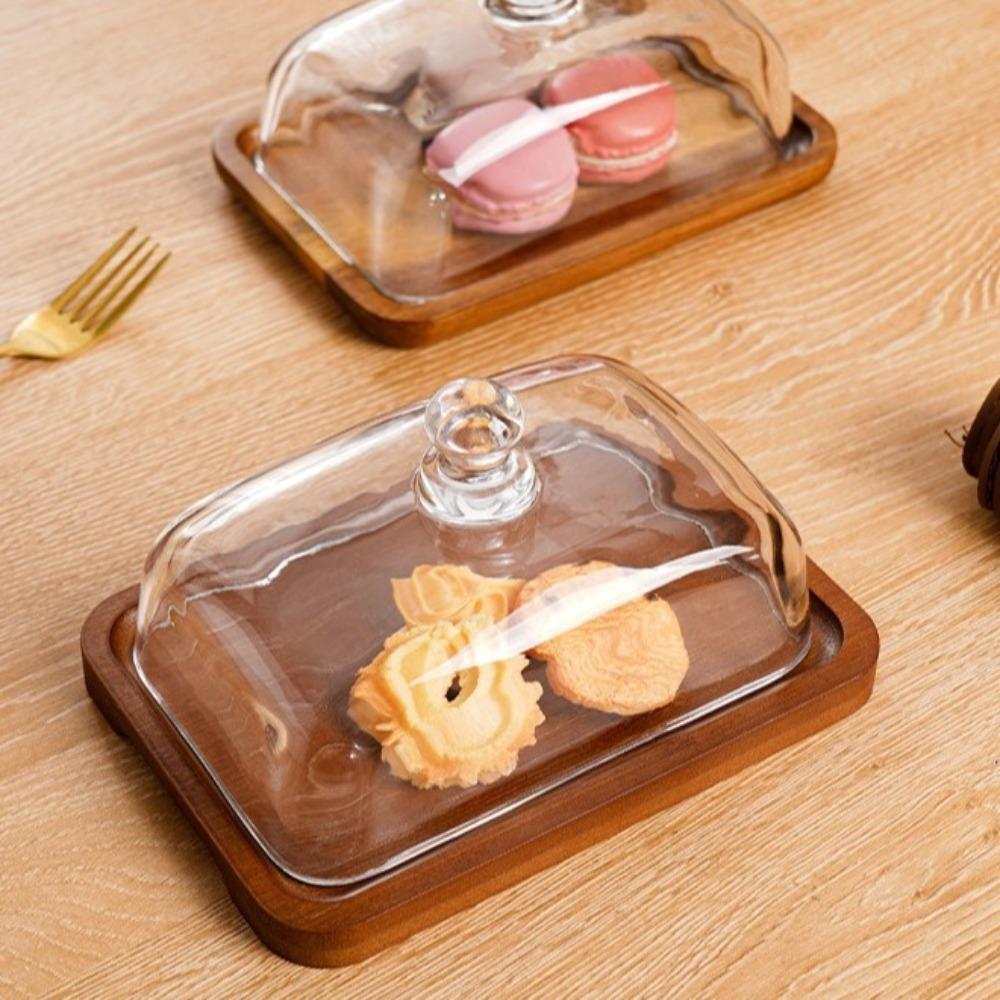 Light Luxury Pastry Stand Rectangular Butter Plates Serving Tray Dessert Plate Hotels