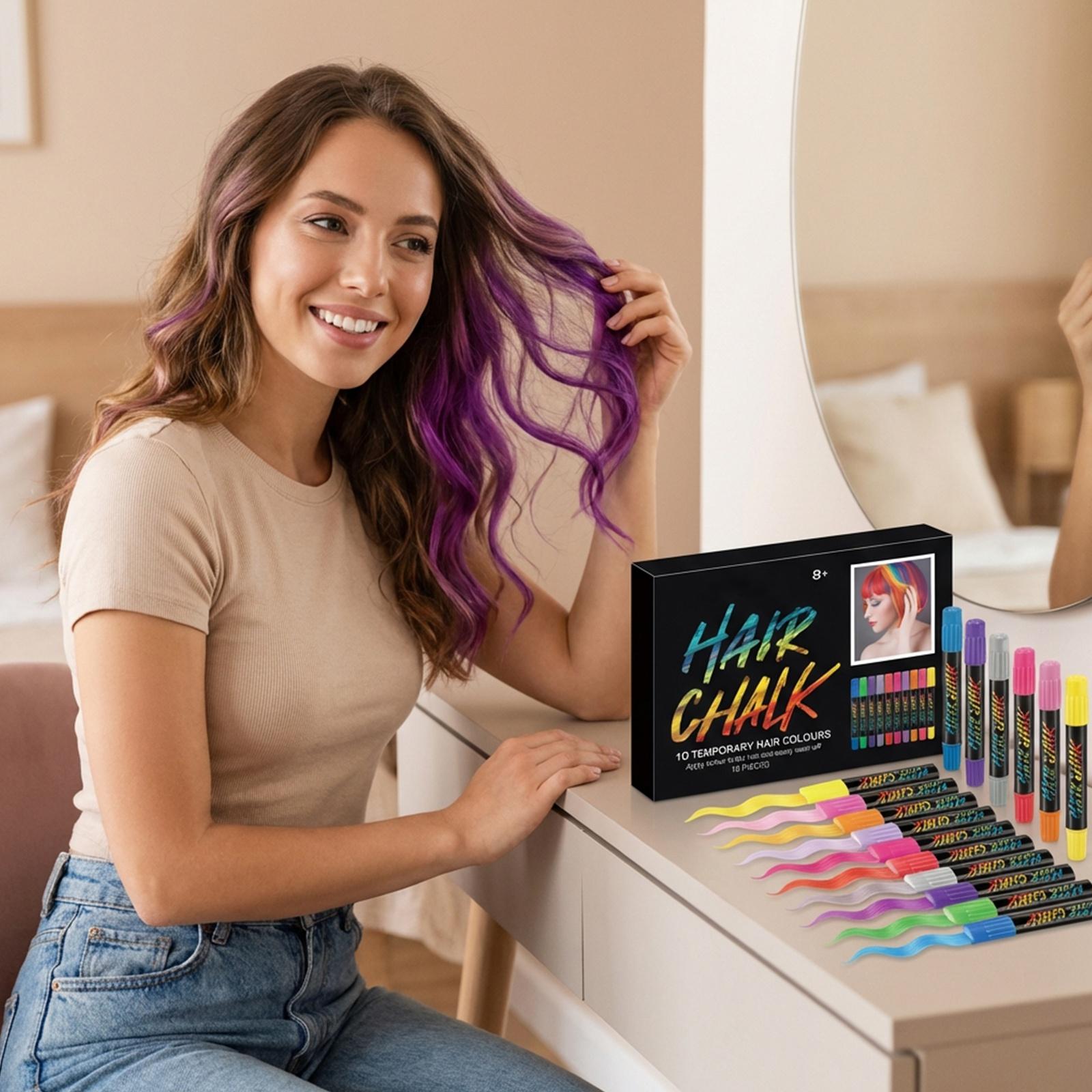 

Fun Hair Clip Set With Gentle Ingredients For Natural And Even Color Application, Ideal For Daily Styling And Fashionable Hair Care. One Size чорний