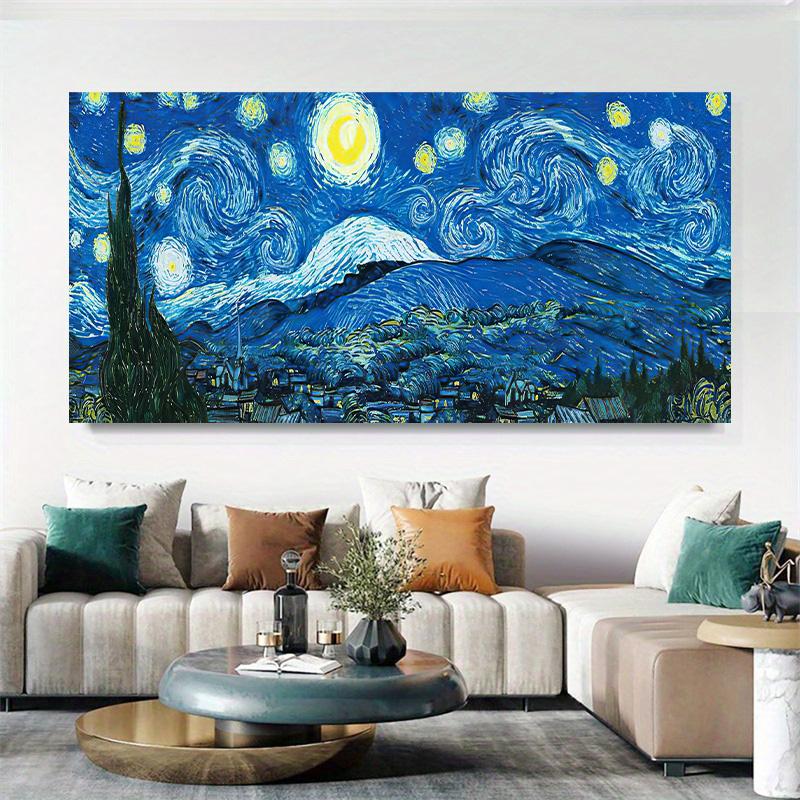 Van Gogh Abstract Starry Sky Canvas Posters and Prints Impressionist Art Pictures For Living Room Home Decor