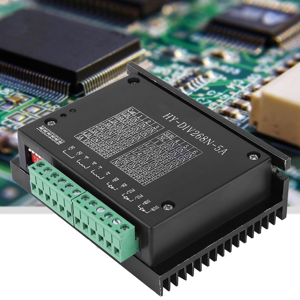 Hybrydowy sterownik silnika krokowego Dwufazowy kontroler CNC 0,25A TB6600 Wejście DC1248V