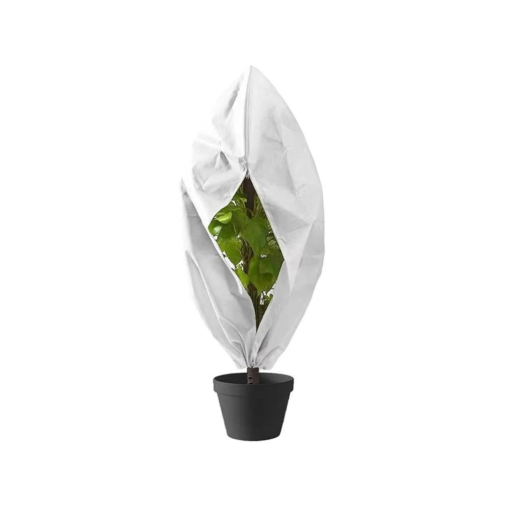 Drawstring Plant Cover Non-woven Tree Protecting Bag Blankets Frost Cloth Outdoor Plant
