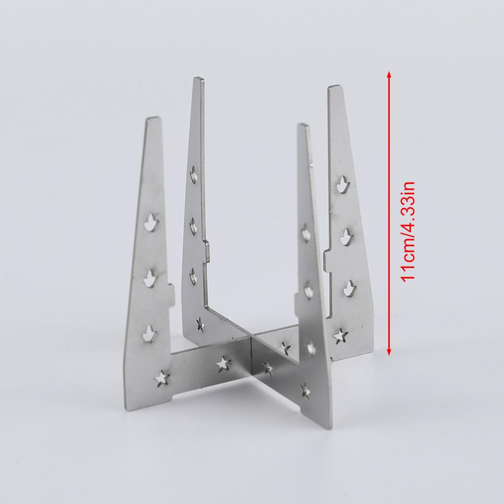 Compacts Outdoor Alcohol Stove Holder Portables Stainless Steel Alcohols Cooker for Backpackers and Campers