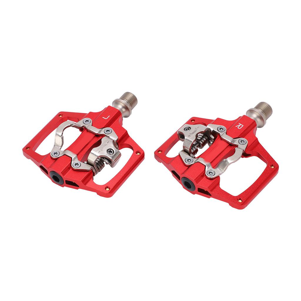 MEROCA Dual Sided Platform Multi Use Pedal for SPD Mountain Bike Bicycle Sealed Clipless Pedals