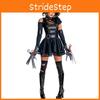 Edward Scissorhands Cosplay Costume With Polyester Fabric For Halloween Party And Theater Performance
