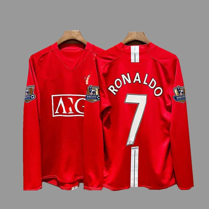 Vintage jersey Kaka Beckham Lisbon AC Luo England Pade national team jersey long-sleeved football jersey S