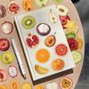 50Pcs/Set 3D Fruits PET Clear Stickers Waterproof DIY Fashion Doodle Decals Stickers (4 Styles)