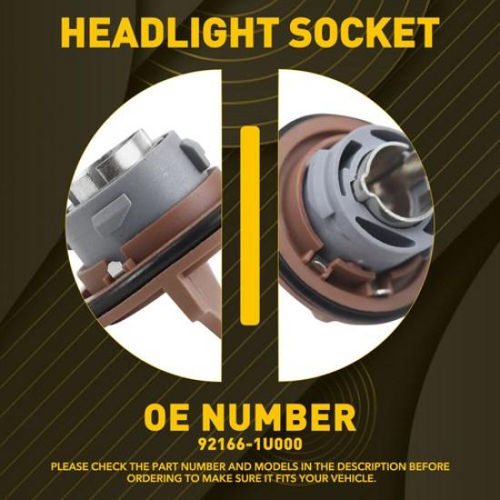 Turn Signal Light Socket Fit Kia 11-15 Sorento EX SX LX Base Limited 921661U000