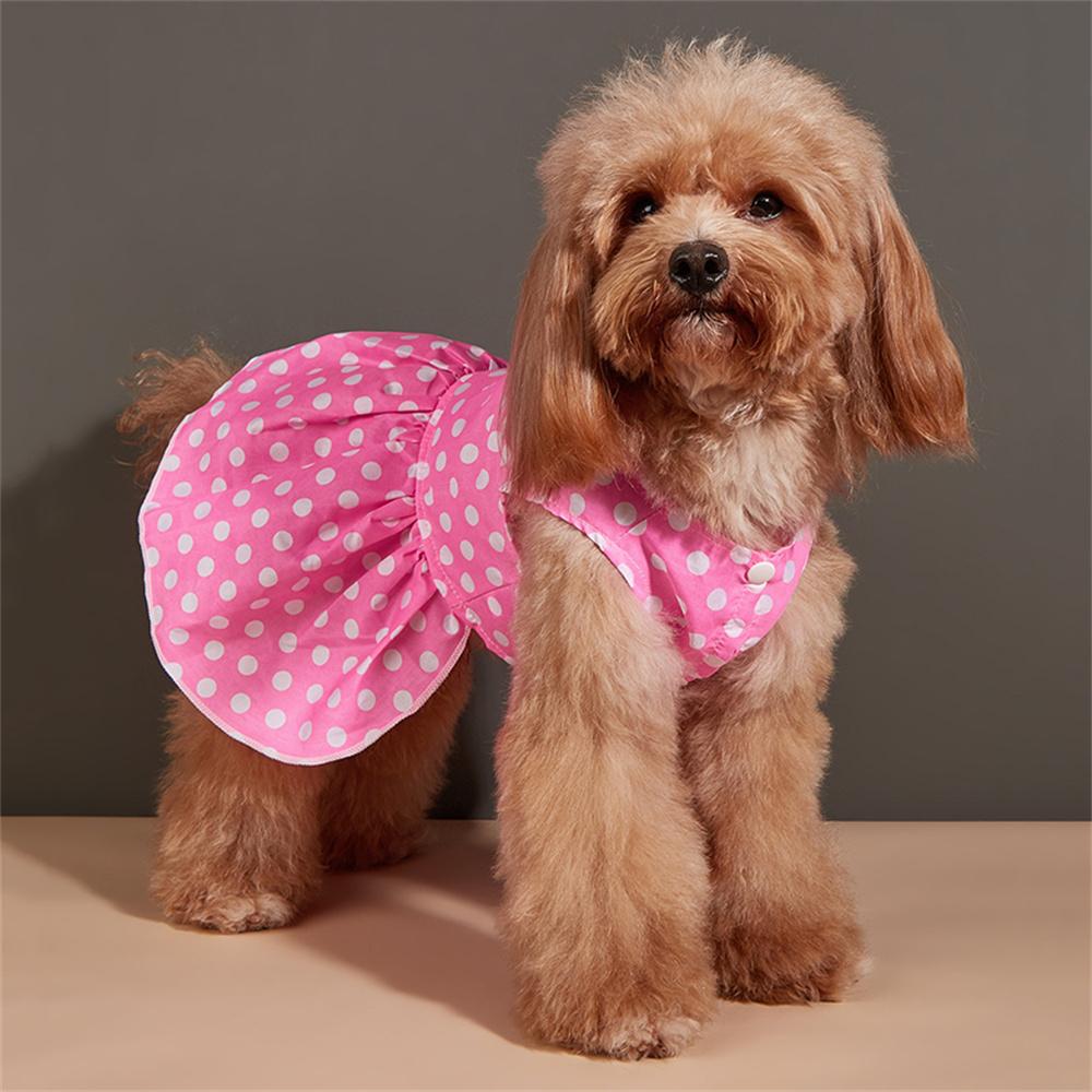 Vestido Falda Perro Cachorro Delgado Verano Estampado de Puntos Vestidos para Mascotas Perros Pequeños Yorkshire Chihuahua mascotas Ropa vestidos para perros