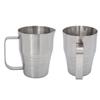 Silver Milk Frother Pitcher Stainless Steel Milk Steaming Pitcher Milk Frothing Cup  Latte Art