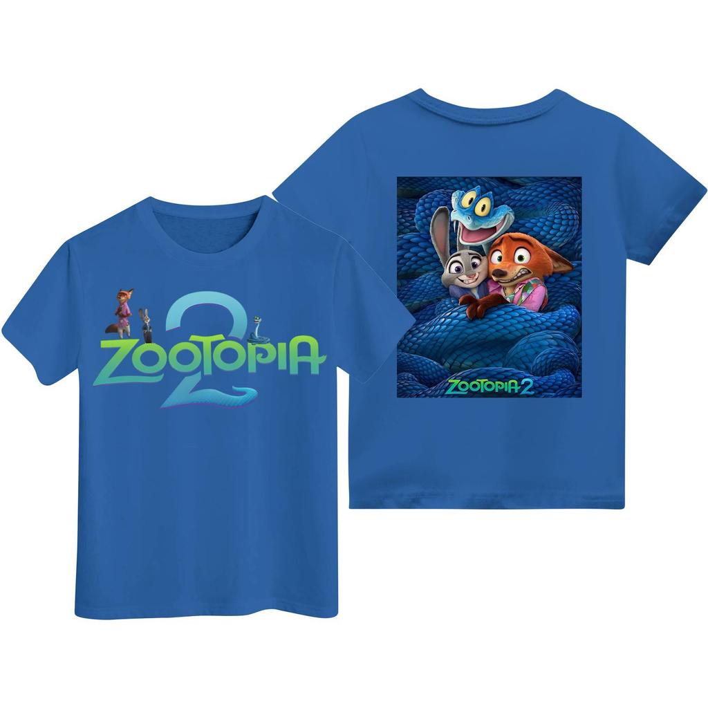 Children's Casual Fashion Cartoon Print Short-sleeved T-shirt Top