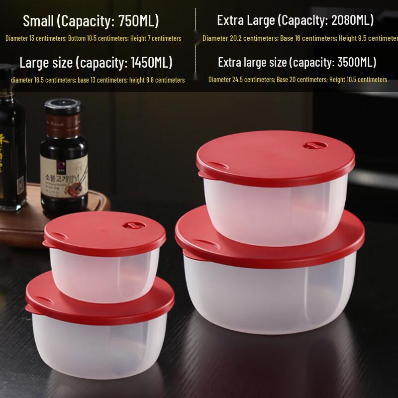 Xihe Thickened Microwave Round Food Container