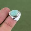 Amazonitring 925er Sterlingsilberring Ein Edelsteinring von höchster Qualität Handgefertigter Schmuck Statement-Ring Jahrestagsgeschenk In Ringgröße erhältlich