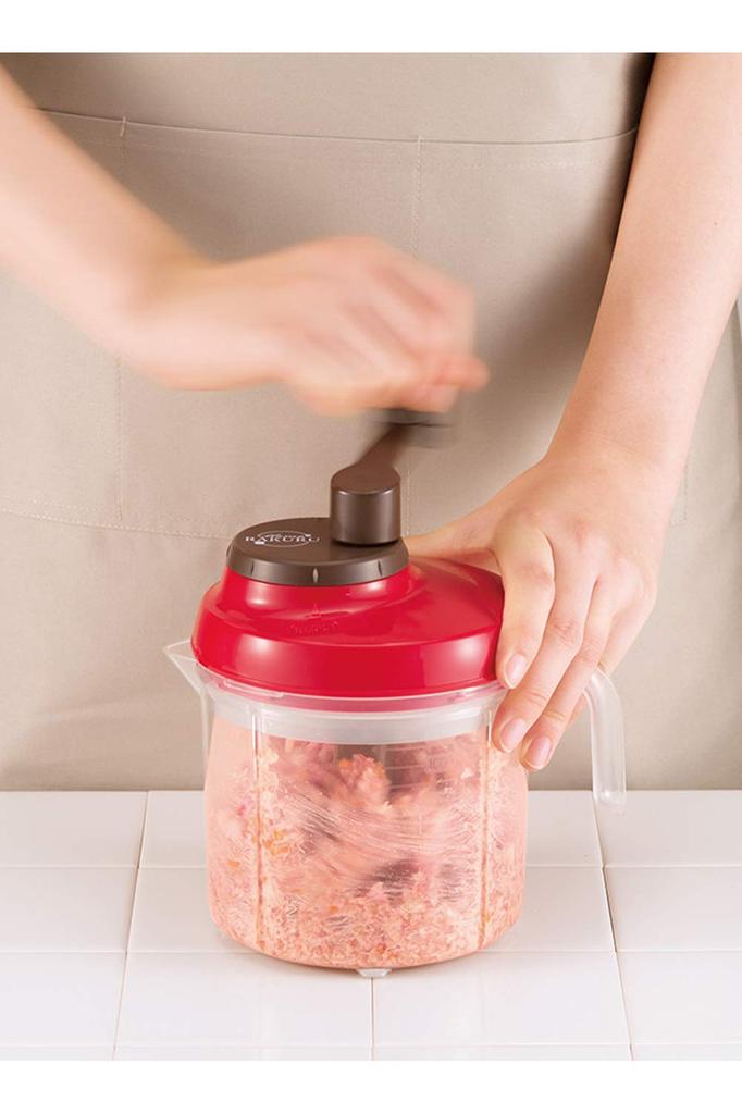 MI Creations Mama Rakuru Made In 4 Functions In Microwave Spatula Inner Lid Recipe Large Capacity Chopper, Japan, Chop, Mix, Knead, Steam, 1, Safe,