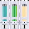 White Black Shampoo Dispenser Plastic Body Wash Dispenser Convenient Soap Dispenser  Home Hotel