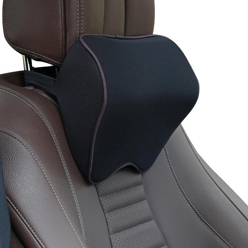 Universal Memory Foam Car Neck Headrest Pillow Adjustable Headrest Support for Benz And Auto Seats Car Accessory
