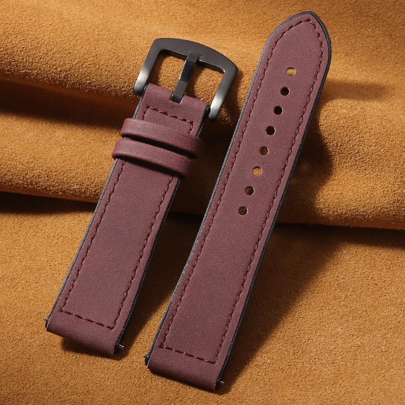 20mm 22mm Leather and Silicone Hybrid Strap for Samsung Galaxy Watch7 6 Classic 47mm 46mm/Galaxy Watch6 40mm 44mm Band Bracelet