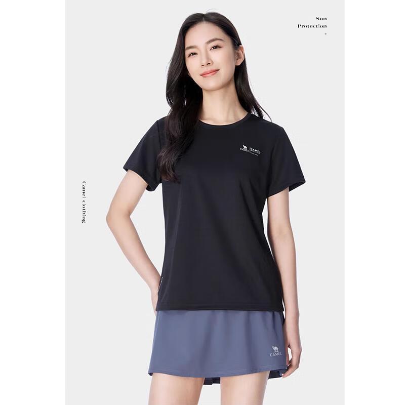 Camel Women's Quick-Dry Round Neck T-Shirt