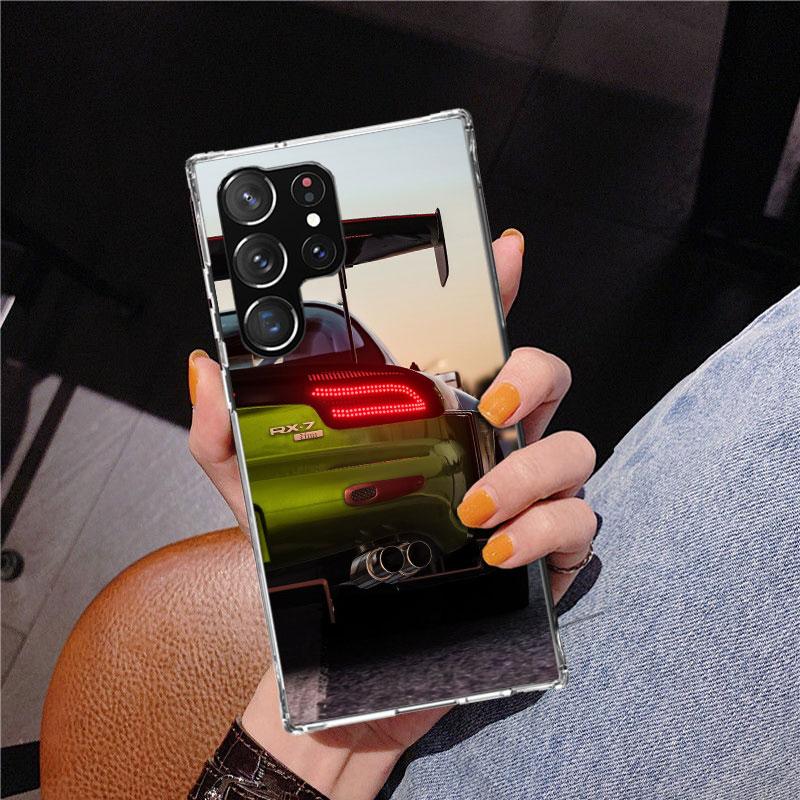 

JDM Car RX7 Cool Phnoe Case for Samsung Galaxy S26 S25 Edge S23 S24 Ultra S22 Plus S21 S20 FE Unique Cover Soft Coque Galaxy S25 Samsung S25