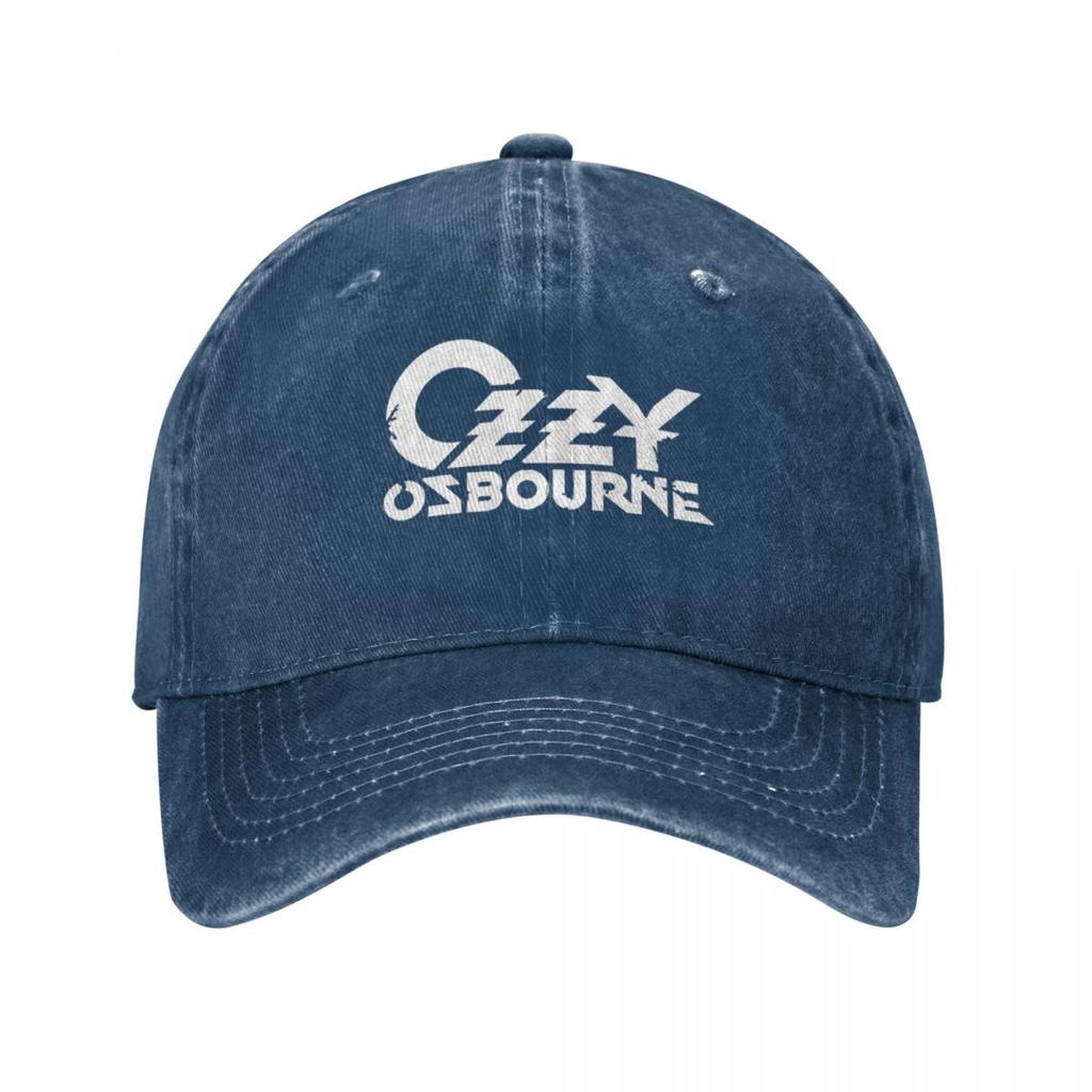 White Ozzy Osbourne Letters Music Band Sport Retro Denim Washed Baseball Caps For Women Cowboy Dad Hats Hiking Mens Snapback Cap