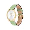 Coach Women's Elliot Watch, Silver Dial, Green Leather Strap, 14504287 [Official Import]