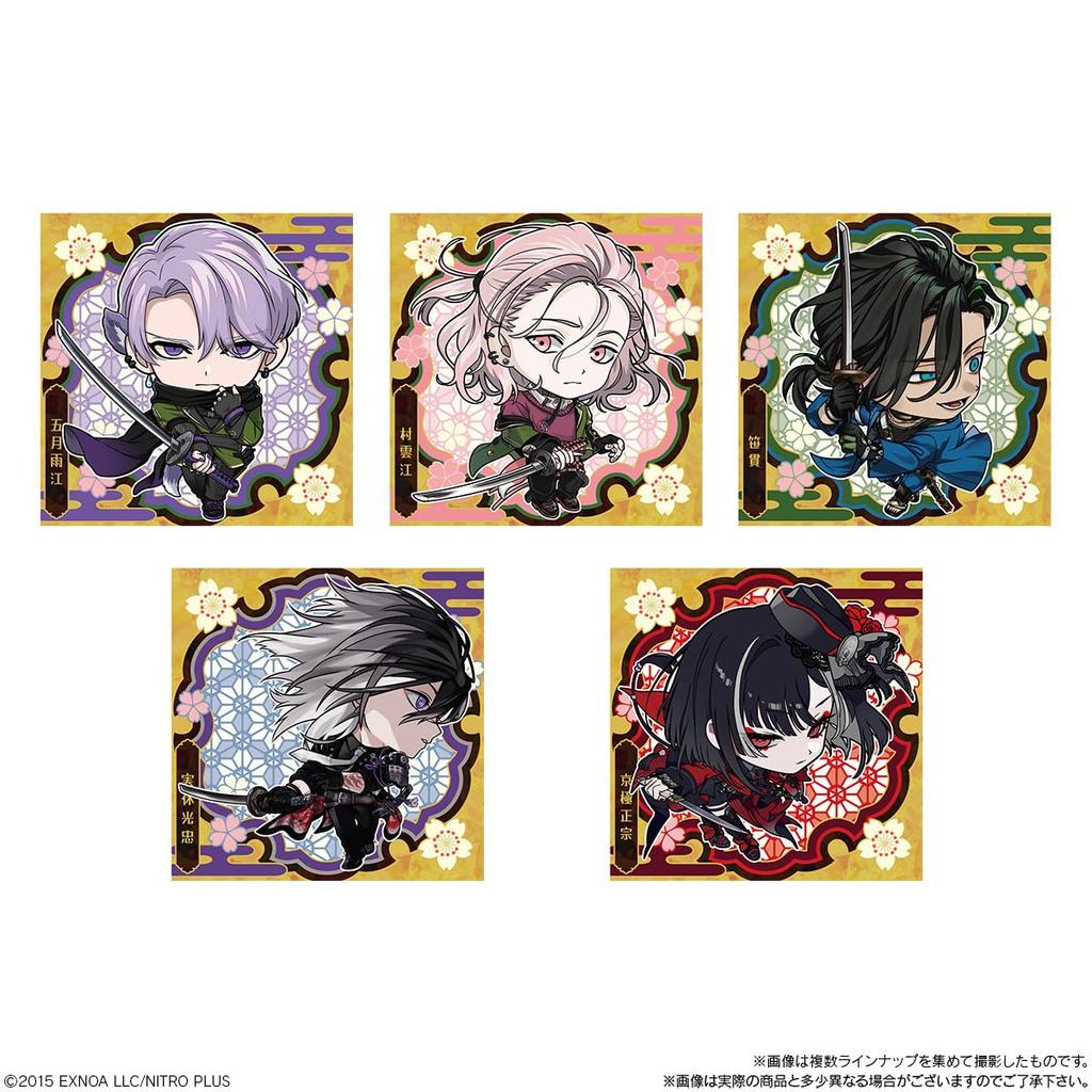 Bandai Niformation "Touken Ranbu ONLINE" Seal Wafers 2, 20 pieces, Candy Toys/Wafers