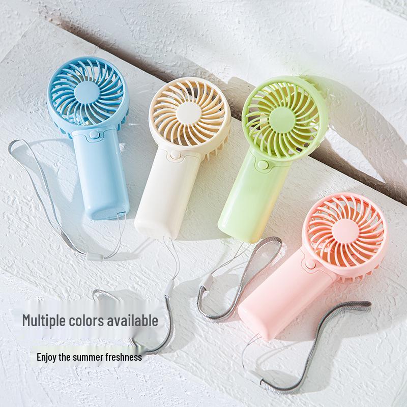 Portable Strong Wind Battery-Powered Handheld Mini Fan for Students