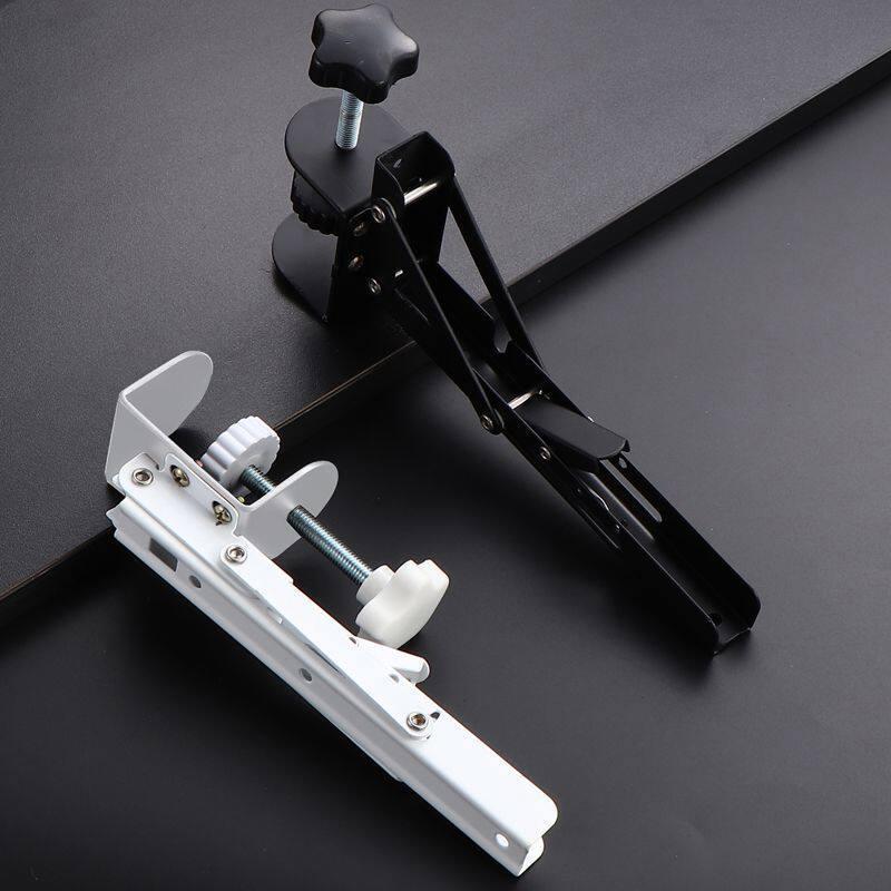Space Saving Heavy Duty Foldable Desktop Bracket Punch Free Desk Extension for Organized Office Home