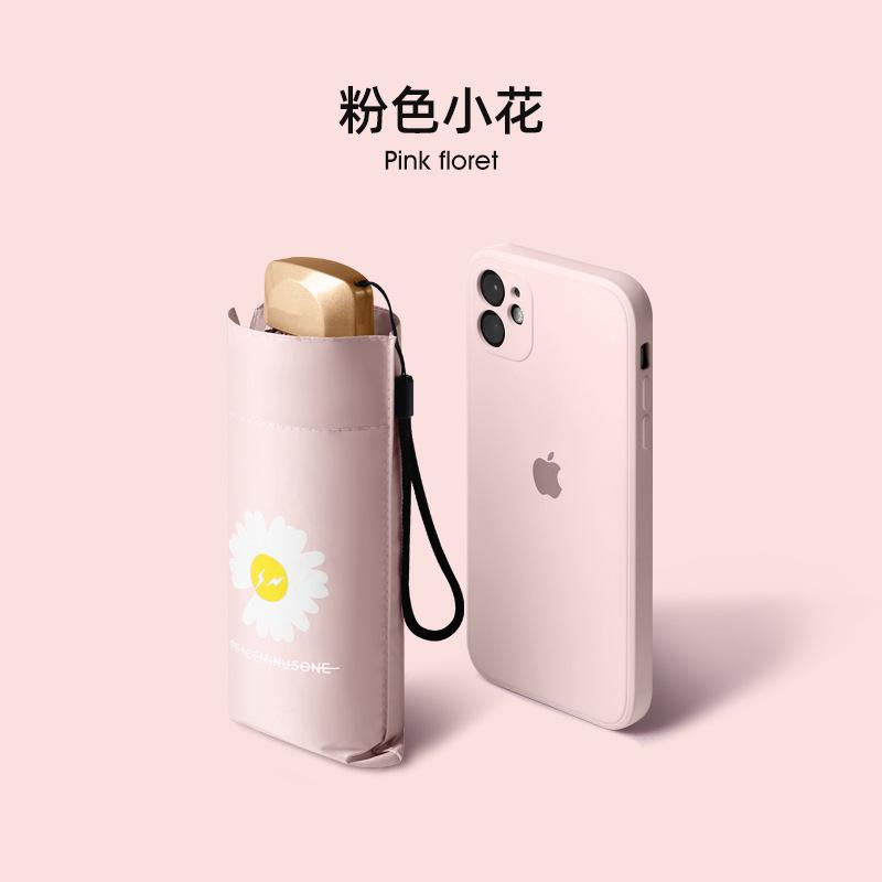

Mini Sunshade Umbrella For Women,Small And Portable,Easy To Pack,Both Rain And Rain,92cm Under The Umbrella Diameter,Rain Gear 6K