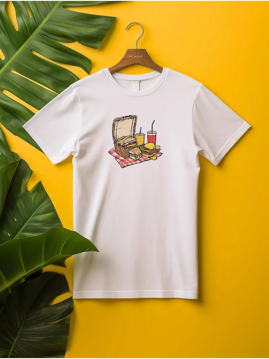

Piknik logo print t-shirt L