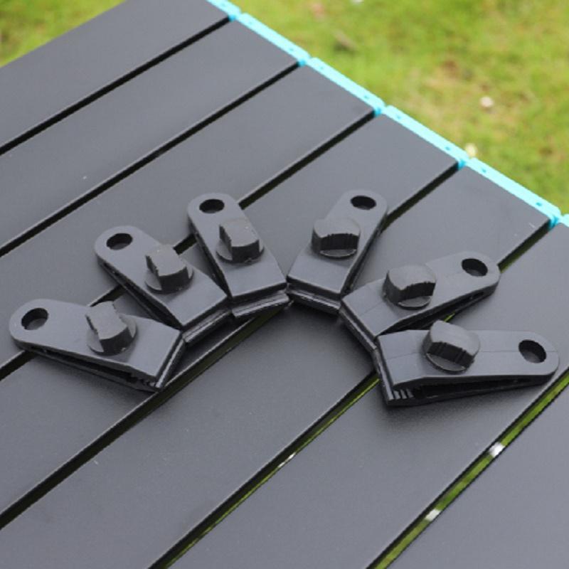 

6Pcs Outdoor Tent Canopy Fixing Clip Reinforced Nylon Spiral Tent Clip Buckle