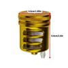 Motorcycle Aluminum Brake Fluid Reservoir Oil Cup Universal Replacement Part Rustproof Cylinder Oil Cup