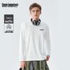 Mark Fairwhale Men's Waffle Knit Crew Neck Long Sleeve Top
