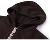 French Women's Cashmere Blend Half-Zip Hooded Loose Sweater
