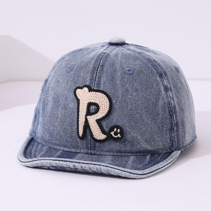Casquette de Baseball en Jean Style Coréen INS pour Bébé - Chapeau à Visière Souple pour Garçons et Filles, Printemps/Automne