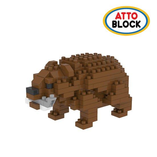 

Nanoblock Brown Bear D (696-A11dr)