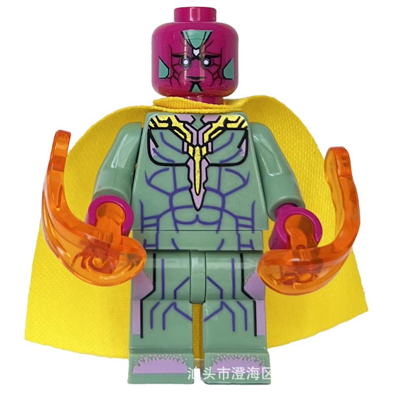 Ninja Warrior Superhero Doll With Weapon Single Building Block Assembly Toy