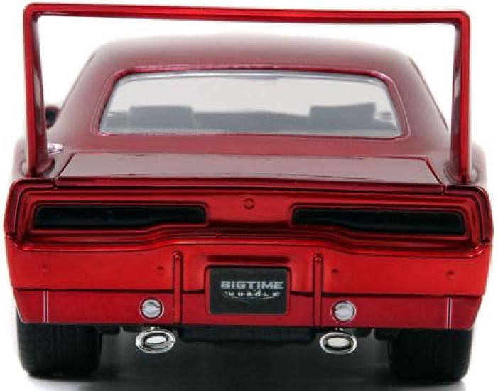 Kyosho Jada Toys Fast Furious Series 1969 Dodge Charger Daytona Red Finished Model JADA97060 & 1/24 (Dominic)