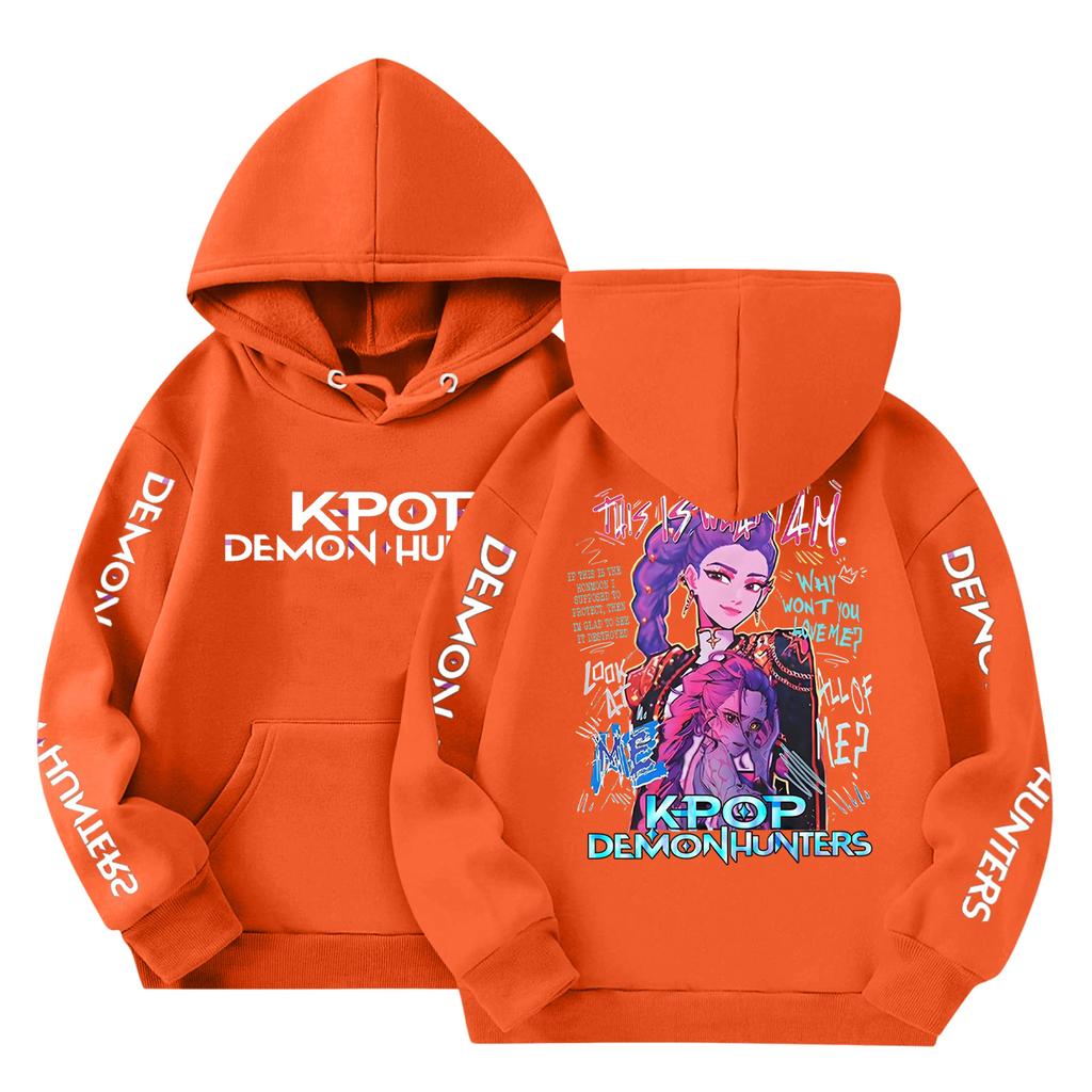 Dětská móda Lehký pulovr s dlouhým rukávem s kapsami Potisk Mikina s kapucí