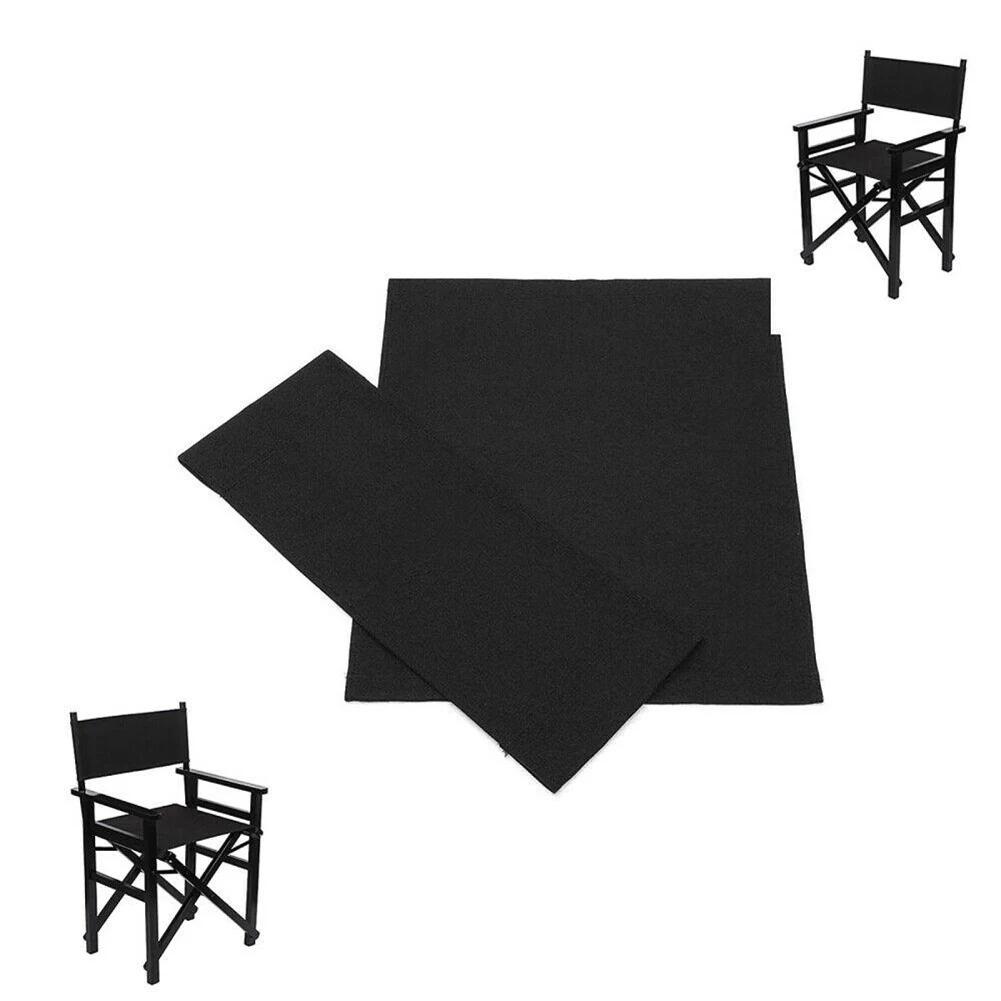 Tvättbart Stolssitsöverdrag Kit Regissörsstol Sitsbyte Kanvasöverdrag Strandstol Vikbart Överdrag (53*41,53*20) + 2 st Bambo