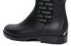 Mozu Rain Side Size LL Women's Boots, Gore, One-Piece Molded, Black,