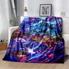 HD Robot GUNDAM Cartoon Soft Flannel Blanket for Bed Bedroom Sofa Picnic,Throw Blanket for Cover Office Christmas Gift Kids