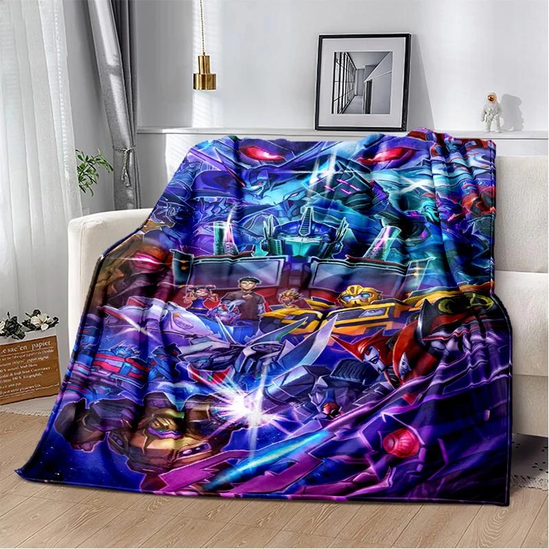 HD Robot GUNDAM Cartoon Soft Flannel Blanket for Bed Bedroom Sofa Picnic,Throw Blanket for Cover Office Christmas Gift Kids