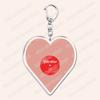 Aesthetic Indie Red Record Music Keychains for Women Accessories Bag Retro Vinyl Label Player Key Chain Fans Gifts Keyrings