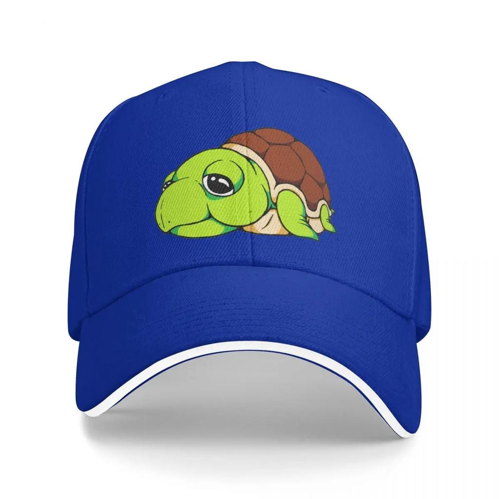 Chonky Lazy Turtle Baseball Cap Beach Hat Sun Cap Hat Unisex For The Sun Beach Unisexs Hats Womens