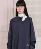 Nice Ghost Club Ffats Pleated Midi Dress L/S Tee_Navy(Ng2Gsupa94A)