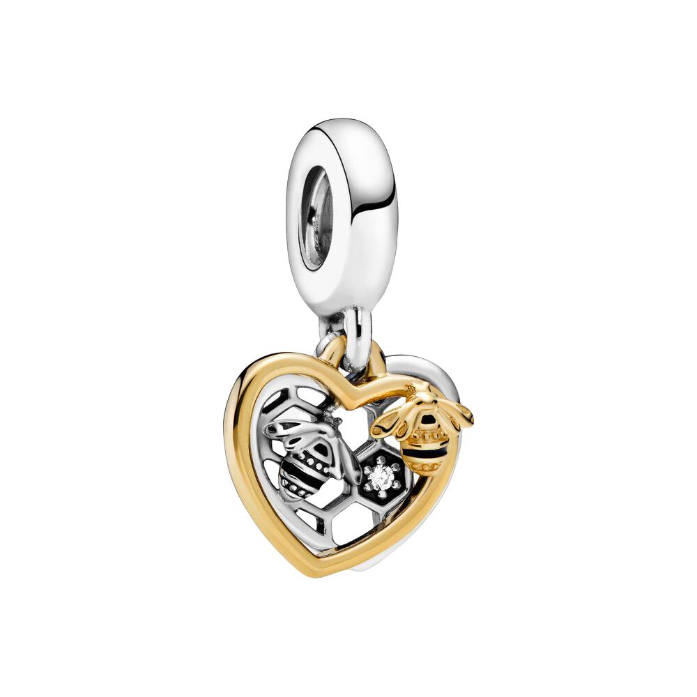 New In Original Charm Bee Beads Fit Bracelet For Women Copper Pendant Bead Jewelry Spring Festival Mother Gift